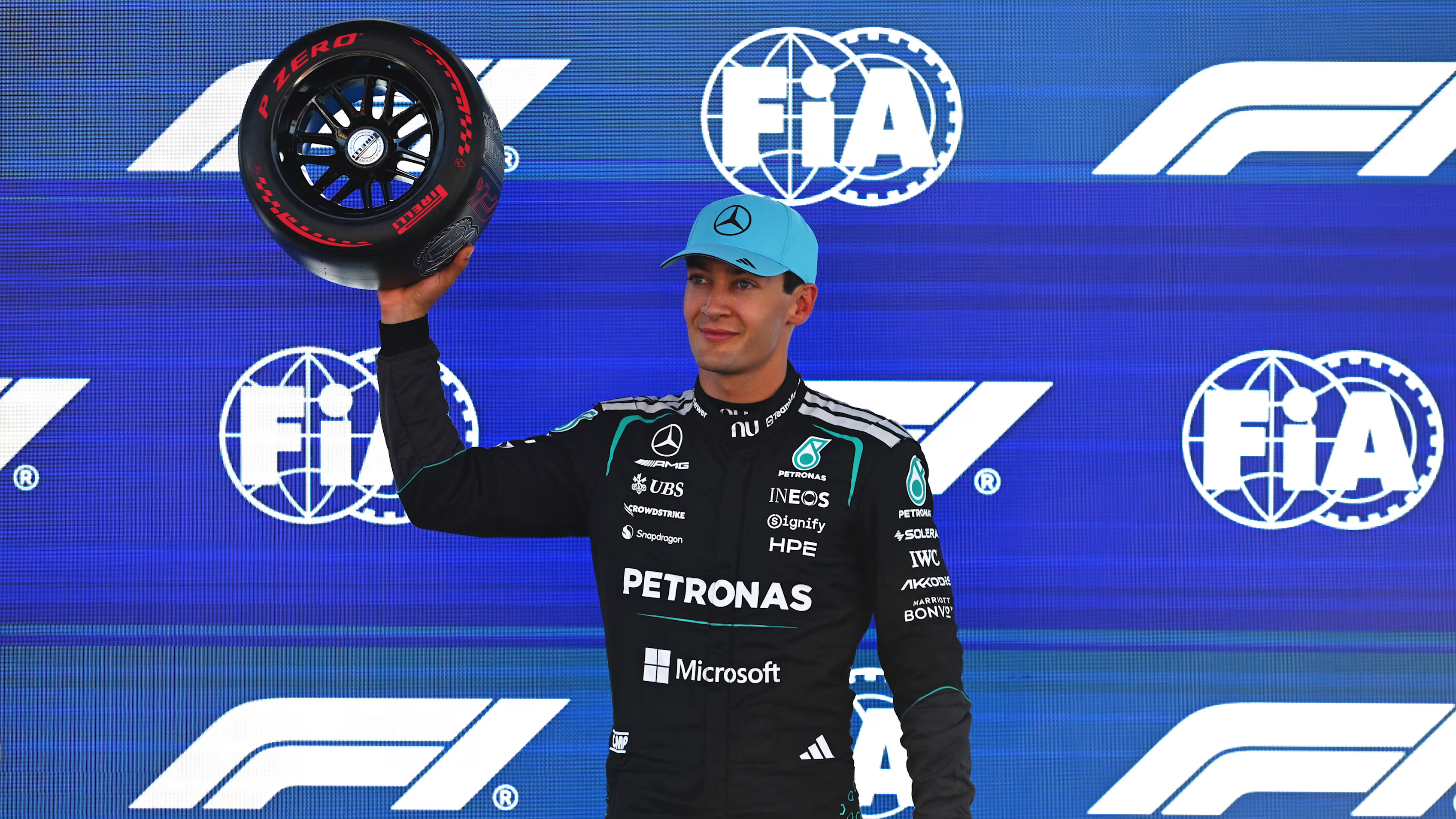 George Russell clinches pole at the Barcelona GP 2026